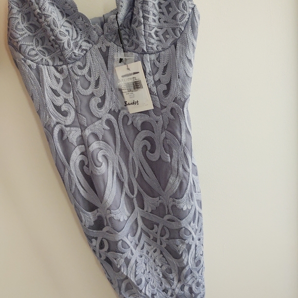 Bardot Blue Dress - Picture 3 of 5